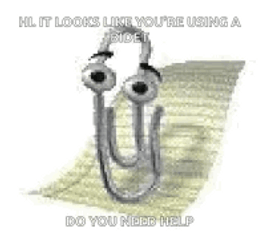Clippy Office Assistant Do You Need Help GIF