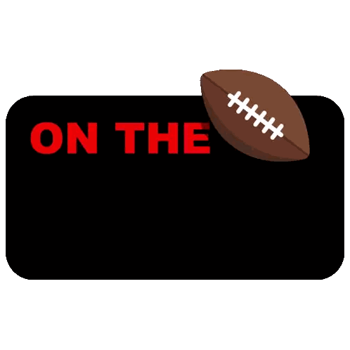Clock Sign With Football Sticker