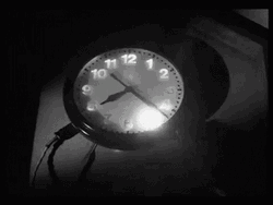 Clock Ticking In Dark GIF