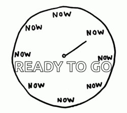 Clock Ticking Ready To Go Now GIF