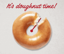 Clock Ticking Time To Make The Donuts GIF