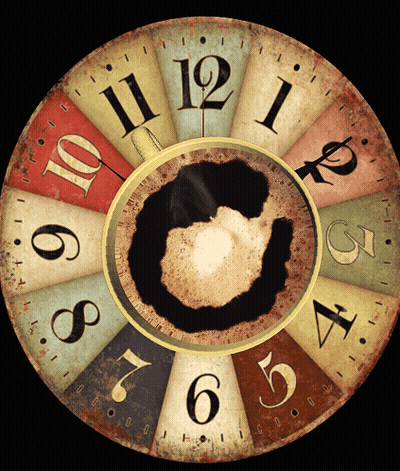 Clock With I In Center GIF