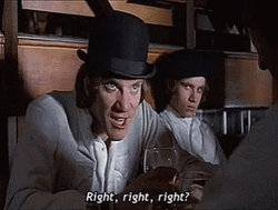 Clockwork Orange Alex Convincing Right Right GIF