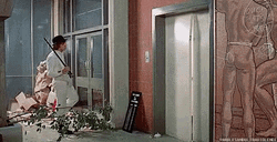 Clockwork Orange Alex Stomping Around GIF