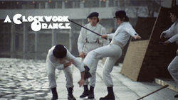 Clockwork Orange Funny Kick GIF