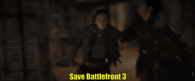 Clone Trooper Holding Gun Star Wars Battlefront 2 GIF