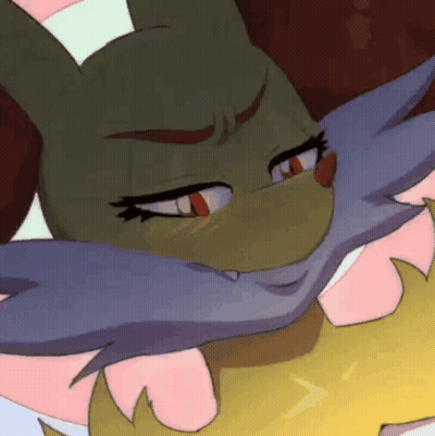 Close Up Angry Cartoon Face GIF