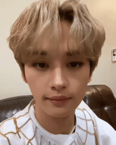 Close Up Blonde Hair White Shirt GIF