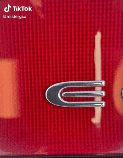 Close Up Car Emblem Letter S GIF