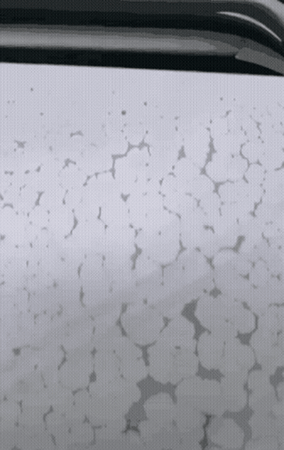Close Up Car Roof with Spots