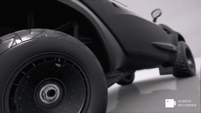 Close Up Car Wheel Screen Recorder GIF