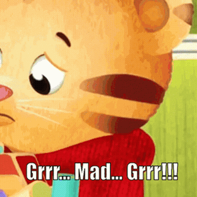 Close Up Cartoon Cat Grrr Mad Grrr GIF