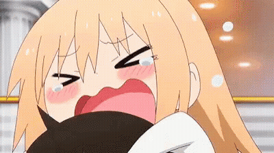 Close Up Cartoon Character Crying With Mouth Open GIF