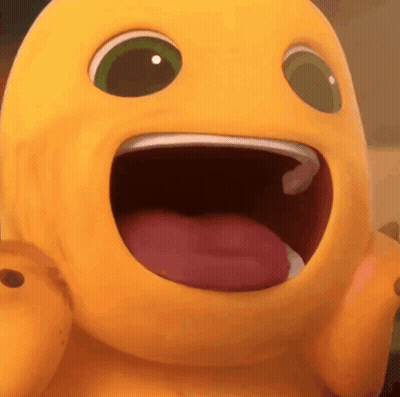 Close Up Cartoon Character Mouth Open GIF