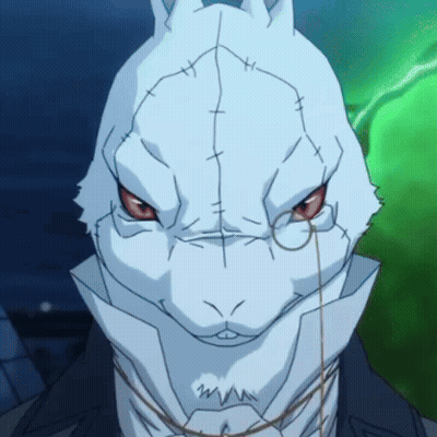 Close Up Cartoon Character Red Eyes GIF