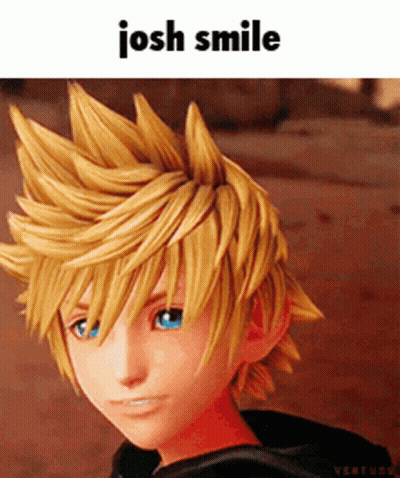 Close Up Cartoon Character Saying Josh Smile GIF