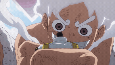 Close Up Cartoon Character White Hair GIF