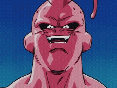 Close Up Cartoon Character With Fangs GIF
