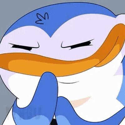 Close Up Cartoon Character With S On Head GIF