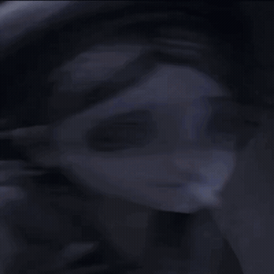 Close Up Cartoon Character With White Face GIF