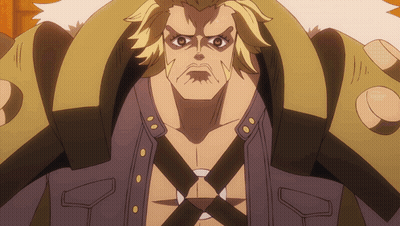 Close Up Cartoon Character With Yellow Hair GIF