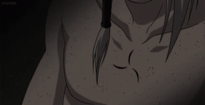 Close Up Chest With Itachi Visible GIF