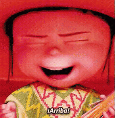 Close Up Child Face With Arriba GIF