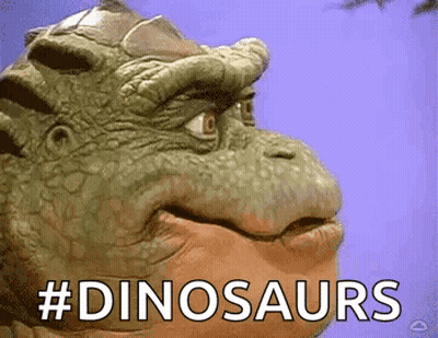 Close Up Dinosaur Face Dinosaurs GIF