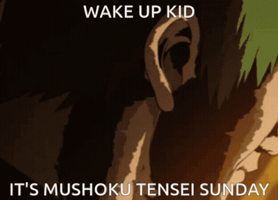 Close Up Ear Saying Wake Up Kid It's Mushoku Tensei Sunday GIF