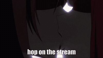 Close Up Eye Hop On The Stream GIF