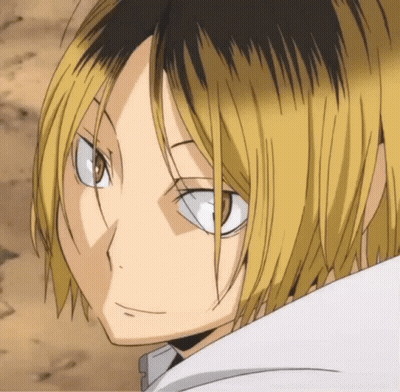 Close Up Face Blonde And Black Hair GIF