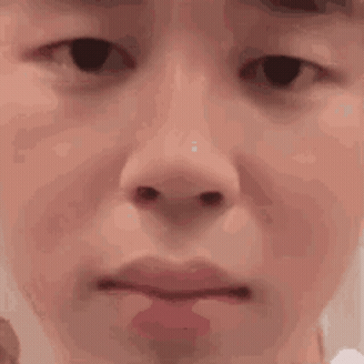 Close-Up Face Eyes Closed Mouth Open GIF