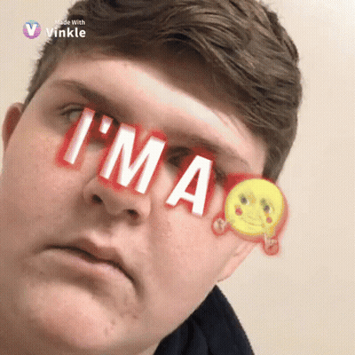 Close Up Face In Dark Room GIF