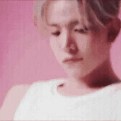 Close Up Face Pink Background White Shirt