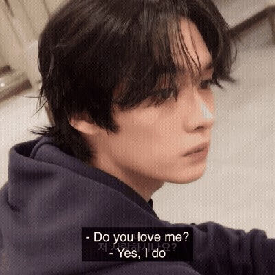 Close Up Face Saying Do You Love Me GIF