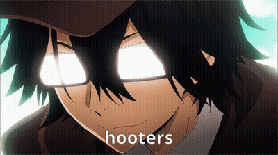 Close Up Face Saying Hooters GIF