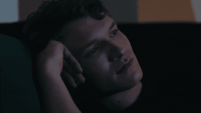 Close Up Face Saying Im Just Kidding GIF