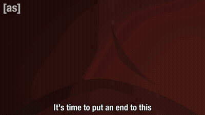 Close Up Face Saying It's Time To Put An End To This GIF