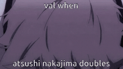 Close Up Face Saying Val When Atushi Nakajima Doubles GIF