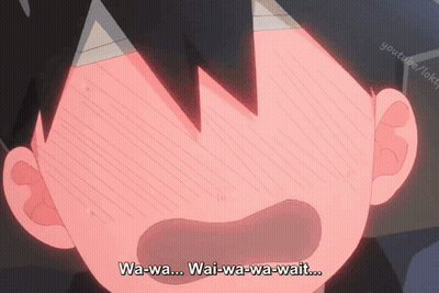 Close Up Face Saying Wa-Wa-Wai-Wa-Wait GIF