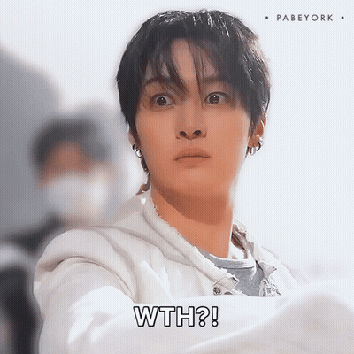 Close Up Face Saying WTH GIF