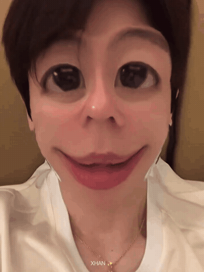 Close-Up Face Saying Xhan GIF