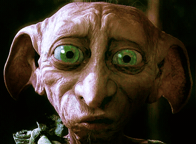 Close Up Face With Big Green Eyes GIF