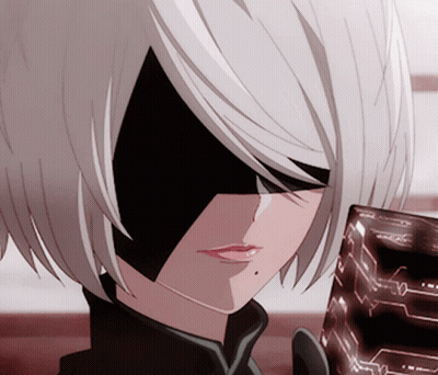 Close Up Face With Black Eye Mask GIF