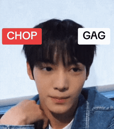 Close Up Face With Chop And Gag GIF