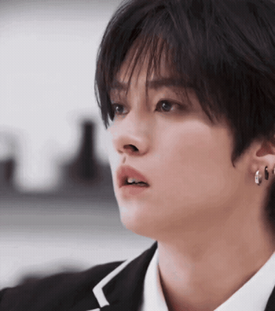 Close Up Face With Earrings GIF
