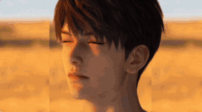 Close Up Face With Eyes Closed GIF