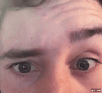 Close Up Face With Eyes Open GIF