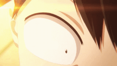 Close Up Face With Eyes Open GIF