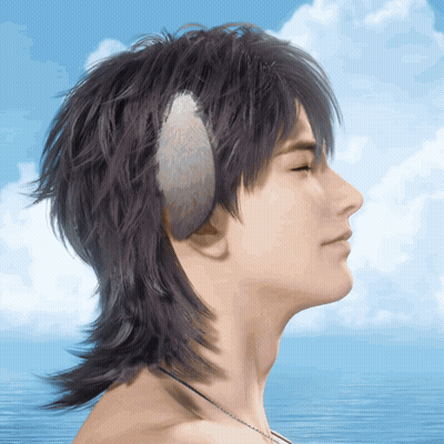 Close Up Face With Feather In Hair GIF